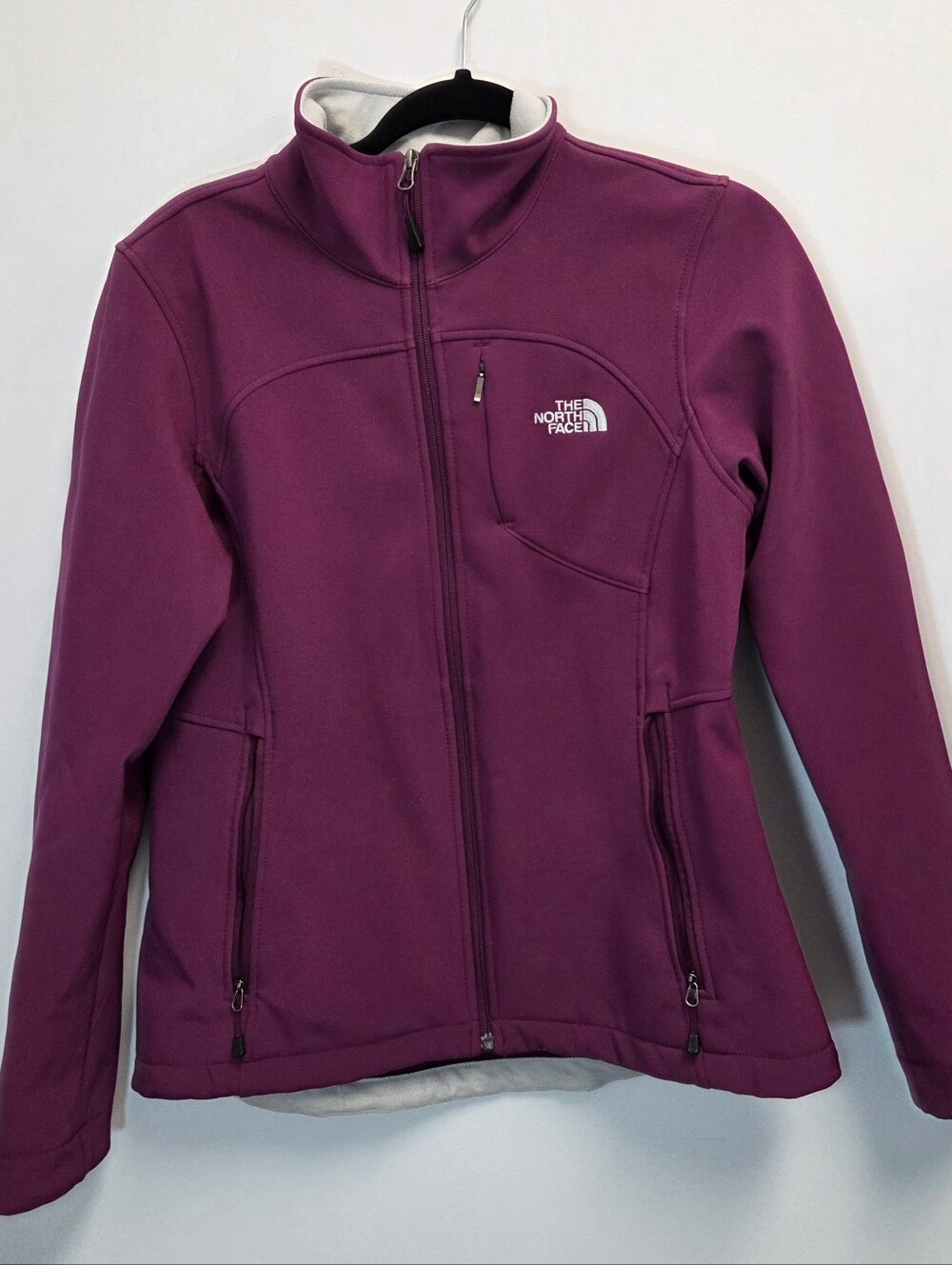 The North Face Jacket Women Purple Apex Bionic Softshell Size Medium